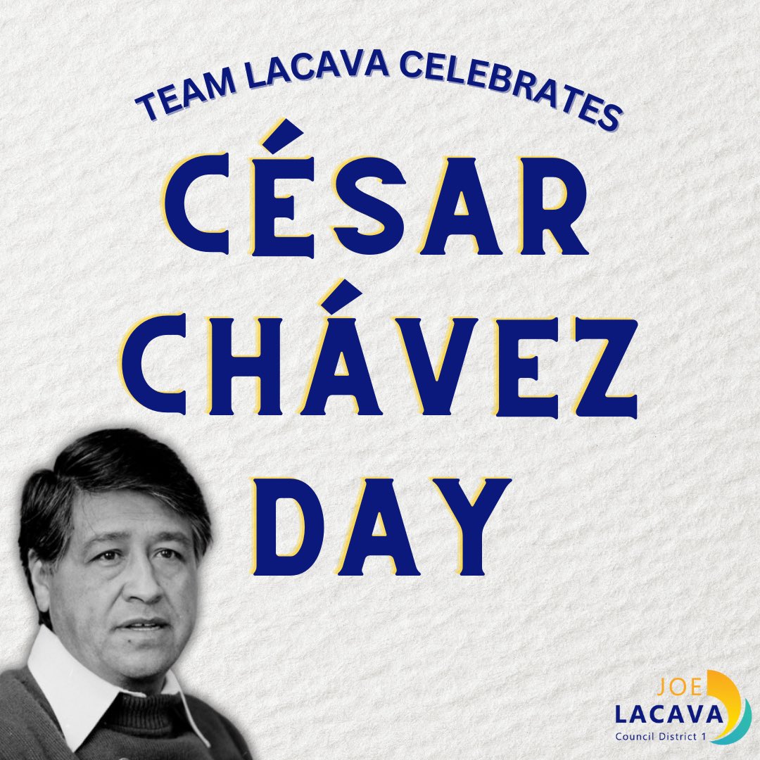 Today we honor the life and legacy of Cesar Chavez, a civil rights and labor movement activist. #CesarChavezDay