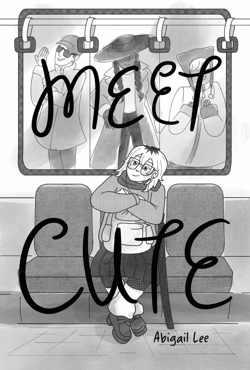 🍀Meet Cute (1/7)🍀 A comic about all the mysterious strangers you see on public transport