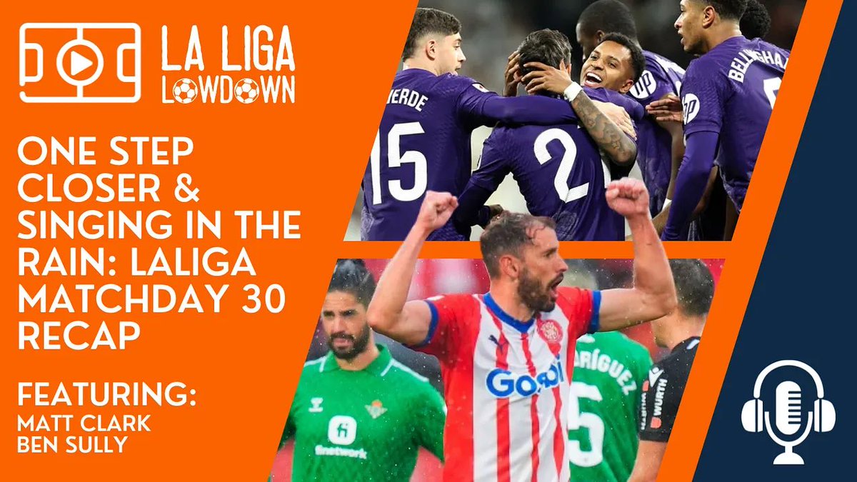 🎧 The MD30 recap pod is out now 🔸 Successful weekend for the top three 🔸 Rejuvenated Real Sociedad 🔸 Betis in a slump 🔸 Cádiz boost survival hopes 🔗 lllonline.substack.com/p/one-step-clo… 🎙️ @MattClark_08 & @SullyBen #LLL 🧡🇪🇸⚽️