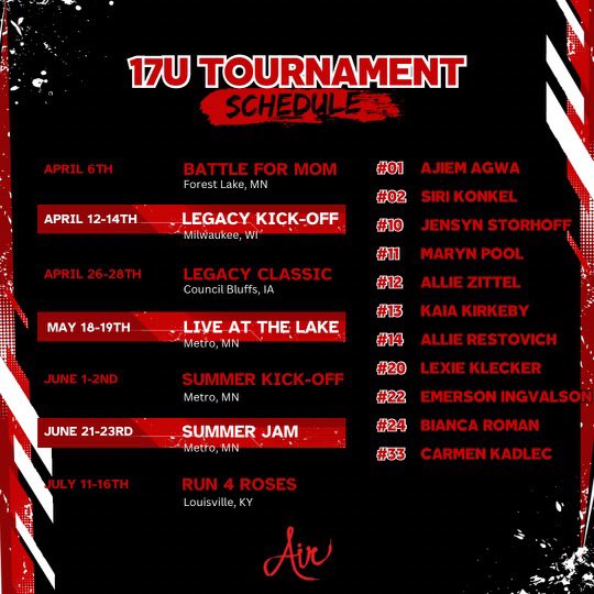 AirMinnesota's tweet photo. Opening day for Air MN
So excited to get these kids in the gym 
Check out our 17- 16 and 15U this summer https://t.co/tlDh8omou4