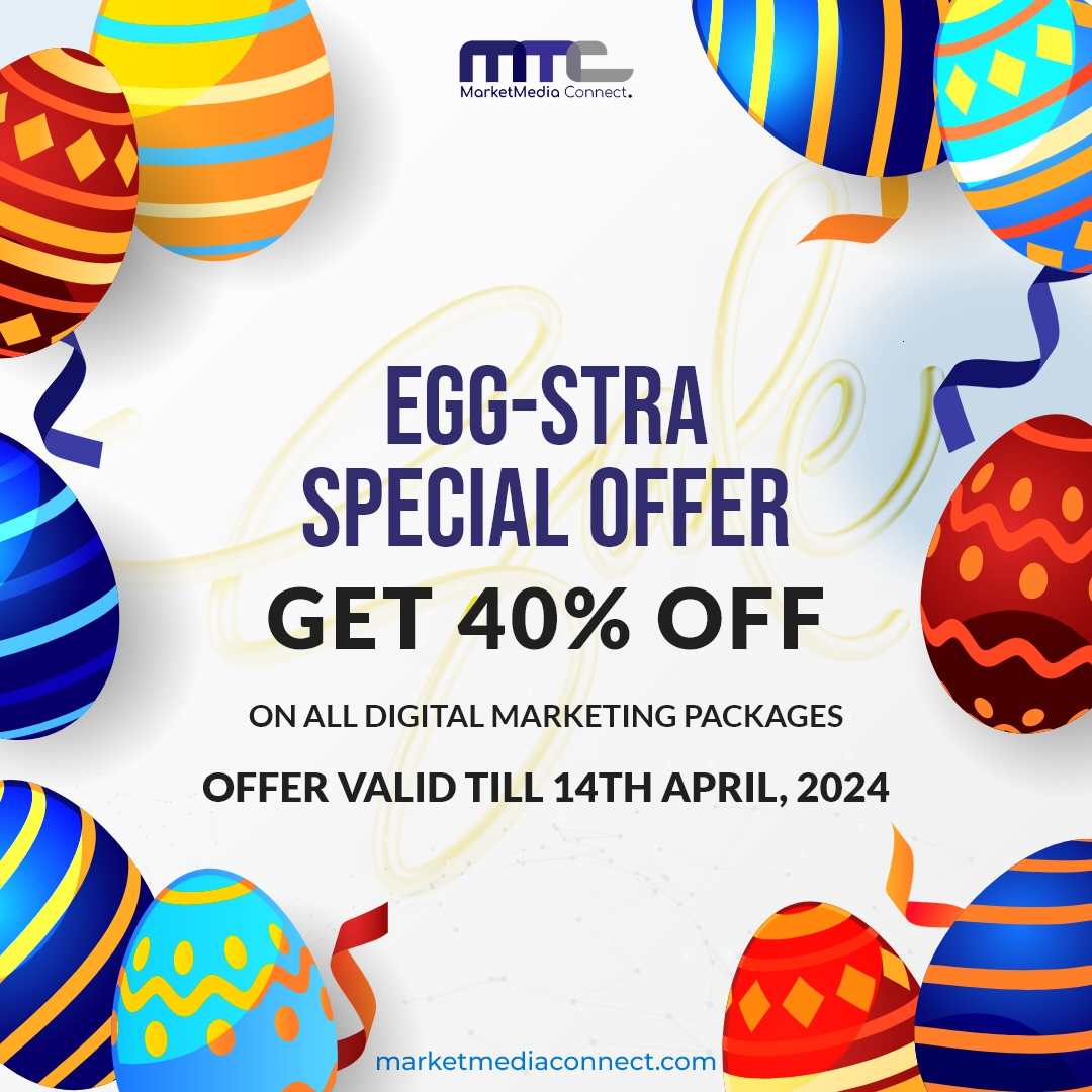 Egg-stra Special Offer Just For You! 🌼 Spring into success with our exclusive deal on all digital marketing packages. Now’s your chance to hatch new #Growth opportunities for your business with a whopping 40% off! Whether you’re looking to - Enhance your online presence, -