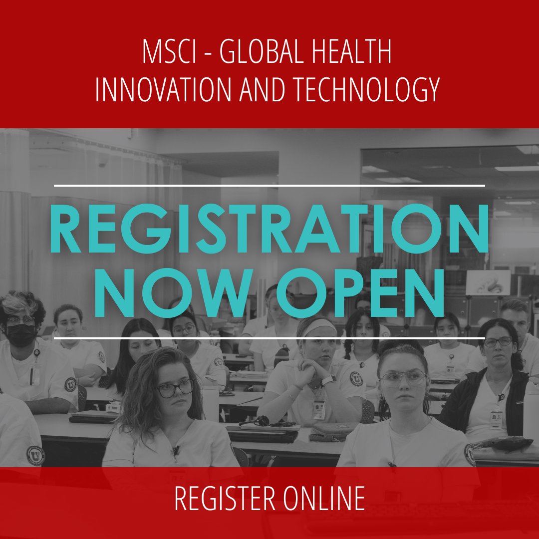 Registration is now open for the Master of Science in Clinical Investigation - Global Health and Innovation program! Visit our website to register and learn more: medicine.utah.edu/surgery/global… #GlobalSurgery #MSCI #GlobalEducation