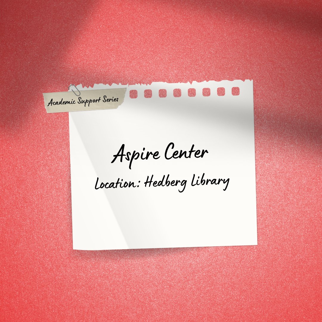 SuccessCarthage's tweet photo. Today we're highlighting the Aspire Center! Your Career Specialist can help you with goal-setting, life skill-building and ultimately skills to successfully secure jobs and internships! Make an appointment through Navigate #CarthageSuccess https://t.co/WBWbCUAUFK
