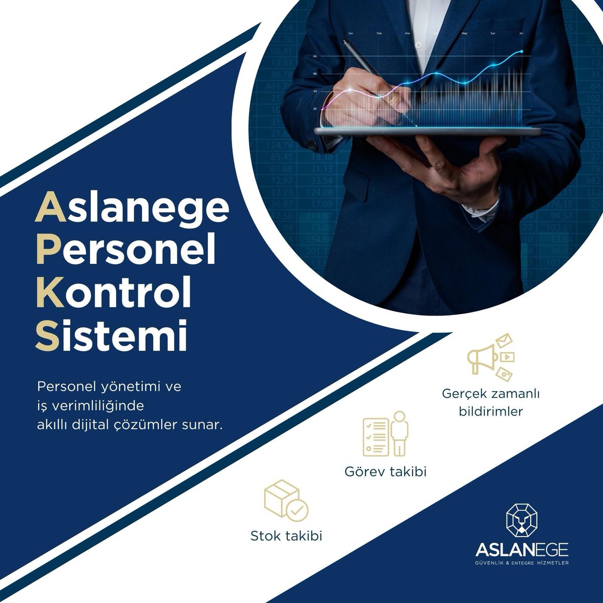 Özel olarak geliştirdiğimiz Aslanege Personel Kontrol Sistemimiz personel yönetimi ve iş verimliliğinde akıllı dijital çözümler sunar. 

#Aslanege #PersonelKontrolSistemi #dijitalçözümler