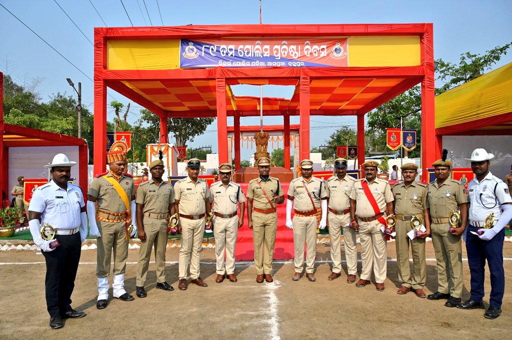 On the Occasion of 89th Odisha Police Formation day, Parade was held in the Berhampur Police Reserve Office Parade ground, Ambapua. SP Berhampur was the chief guest of the parade.