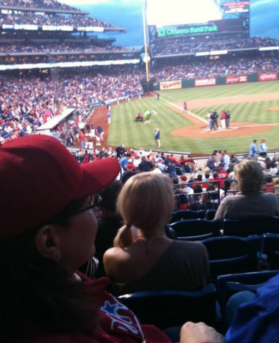 Ressy999's tweet photo. Back in Dec I shared pics I had found of @mschwimer first game as a Phillie. Im still probably the only person to sport a Schwimer 👕 to a game but years ago I got to wear his college jersey to CBP &amp; sit with his parents. Fan girl moment! Today I found this rare gem packed away! https://t.co/32KfWbmT9B