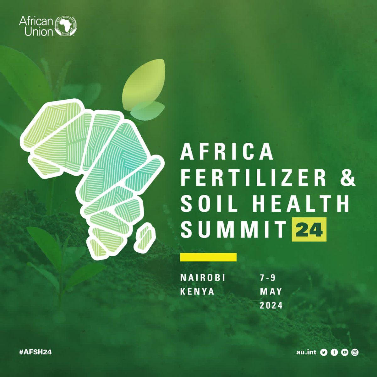 HAPPENING SOON:The Africa Fertiliser &amp; Soil Health Summit #AFSH24,slated for 7-9 May,Nairobi #Kenya.Great thanks to our #MemberStates,#RECs, Host Kenya &amp; Partners for expressing interest, your involvement will undoubtedly contribute to success of #AFSH, #ActionPlan &amp; #Declaration