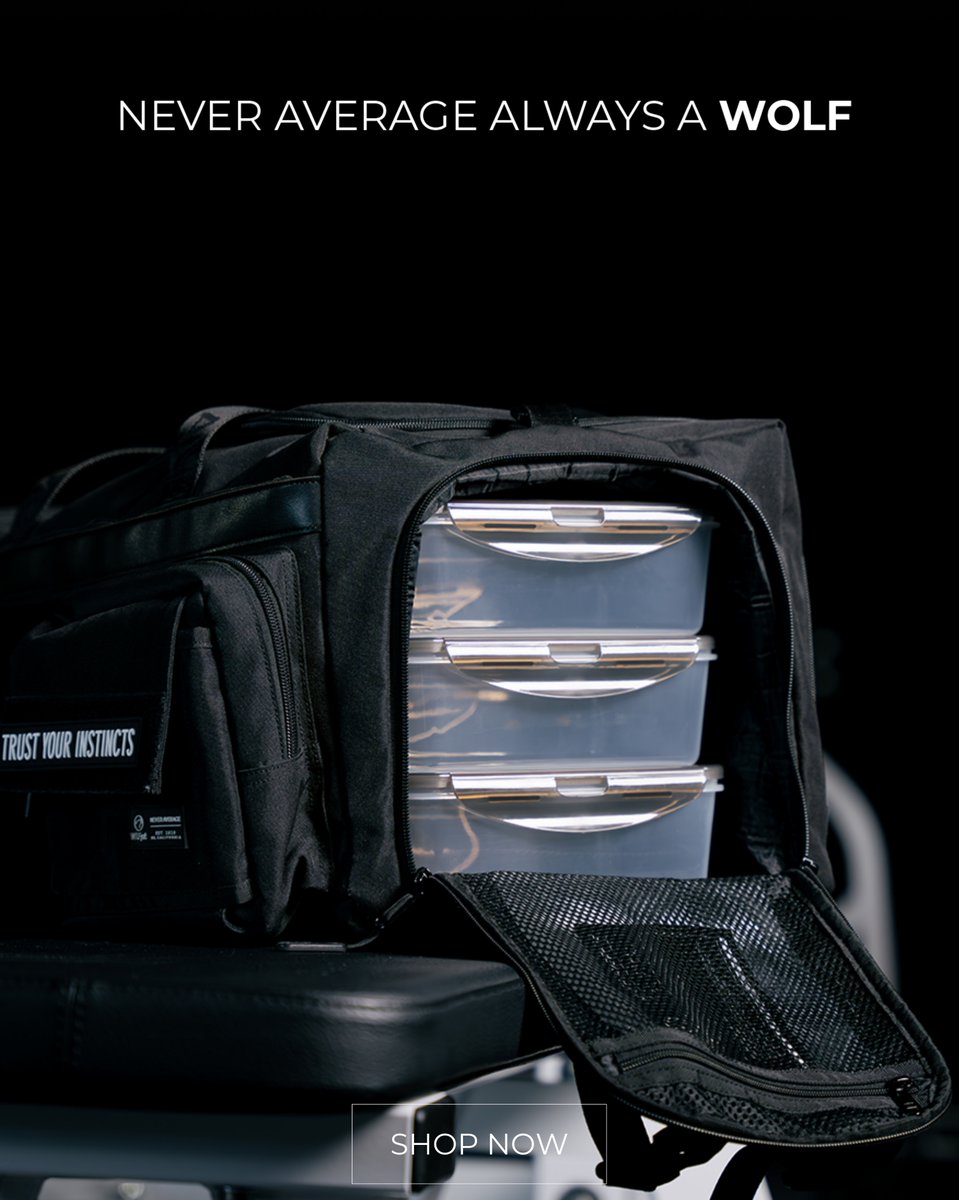 WOLFpaktrust's tweet image. Meal Management Goes 40L Duffle👊
SHOP NOW: wolfpak.com/collections/du…
#NeverAverage #dufflebag #Travel #travelbag #mealprep