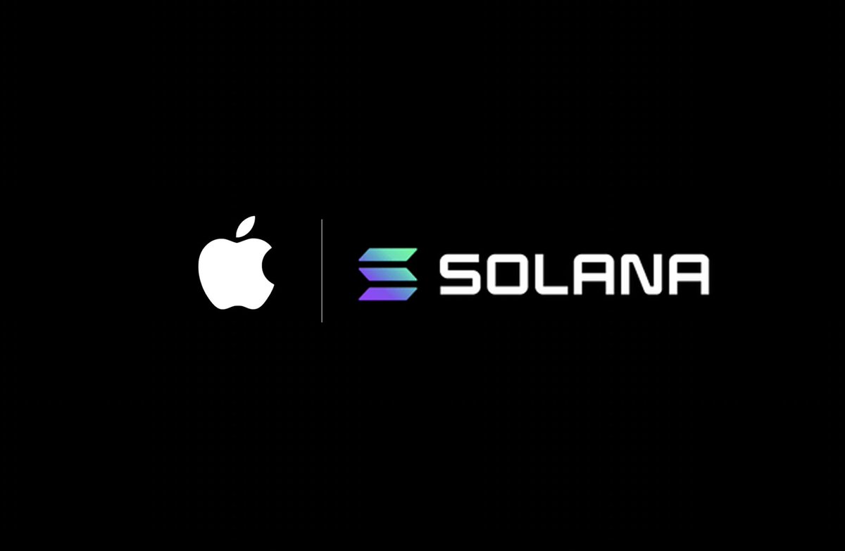 🚨 Breaking 🚨

Apple is in talks to acquire <a href="/solana/">Solana</a> 

This could be the start of something very exciting