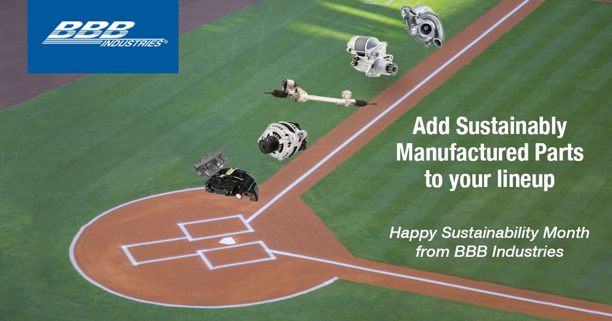 Add sustainably manufactured parts to your lineup. With a wide variety of products, we have what you need, manufactured sustainably. Happy Sustainability Month from BBB Industries! #sustainabilitymonth #sustainablemanufacturing
