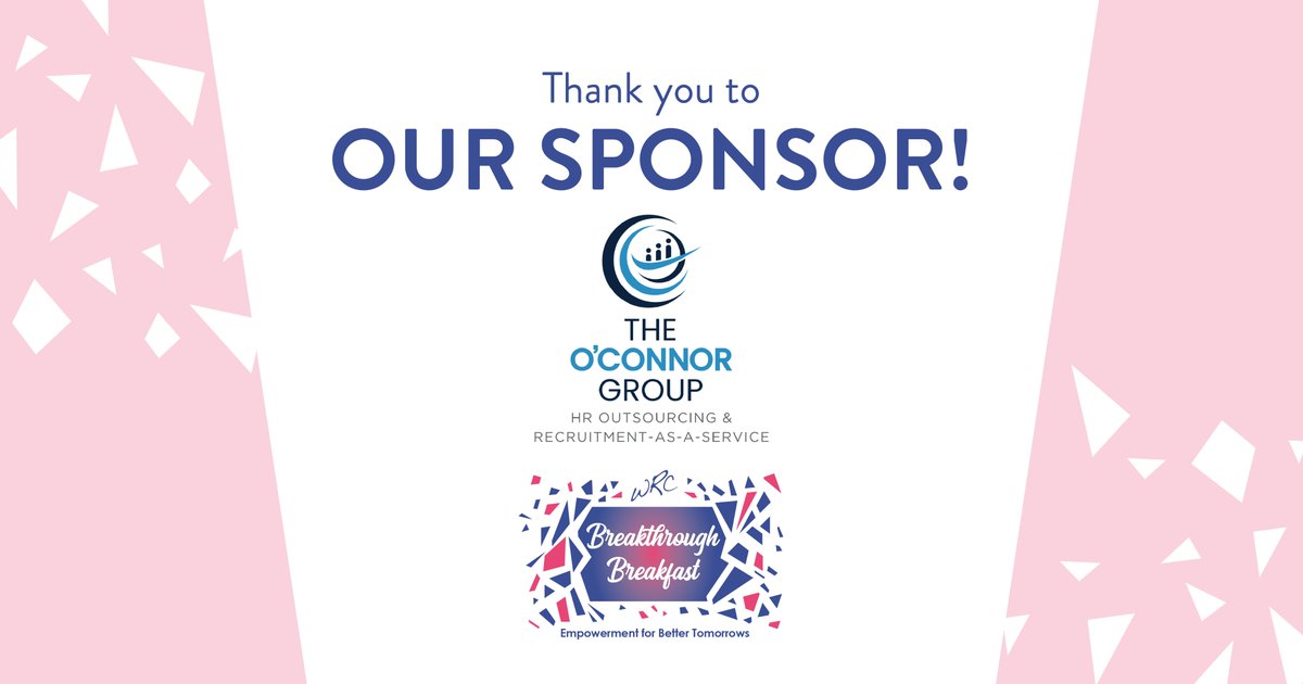 Thank you to <a href="/theoconnorgroup/">The O'Connor Group</a> for sponsoring our Breakthrough Breakfast this year and supporting our mission! And a special thank you to our Breakfast Committee chair, Board member, and The O'Connor Group's VP of Growth, Meghan Popoleo!