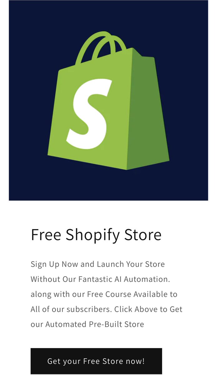 dropshipbuilder's tweet image. 💰We are Now GIVING AWAY Shopify Stores📦 Completely Free!💶Link In bio📦🚚 #ecommerce #Shopify #sales #AprilFoolsDay #DaddySol #dropship