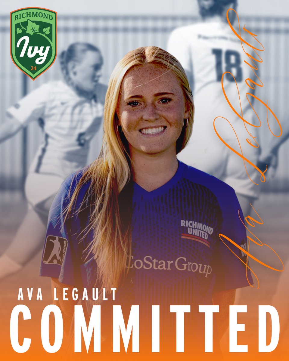 🚨“She is the type of player that will play box to box but can also sit in and be a general in the midfield.”

We are so excited to announce Ava LeGault has committed to our 2024 roster pending league and federation approval! 

Read her full story here: richmondivy.com/news/2024/04/0…