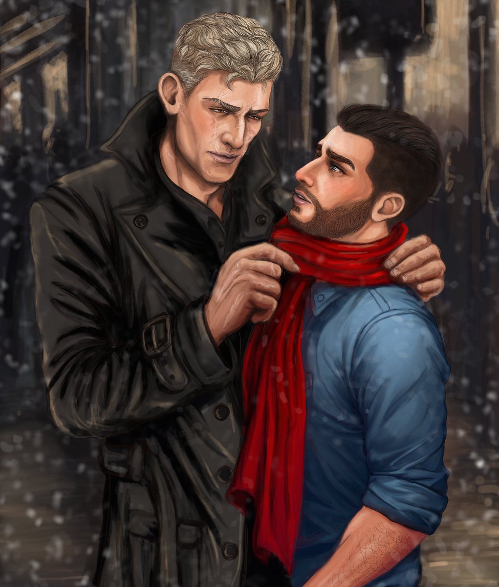RicercaMis's tweet photo. TheSniper @Aessedia87 
Simon’s hands wrapping his own scarf around the Scot’s neck,that same electricity coursing through him as his fingers brush against the soft skin of John’s throat.
“Get out of the fucking cold.”Simon say softly.
#Ghoap #soapghost #GhostSoap #soapmactavish https://t.co/lrlxFysLK5