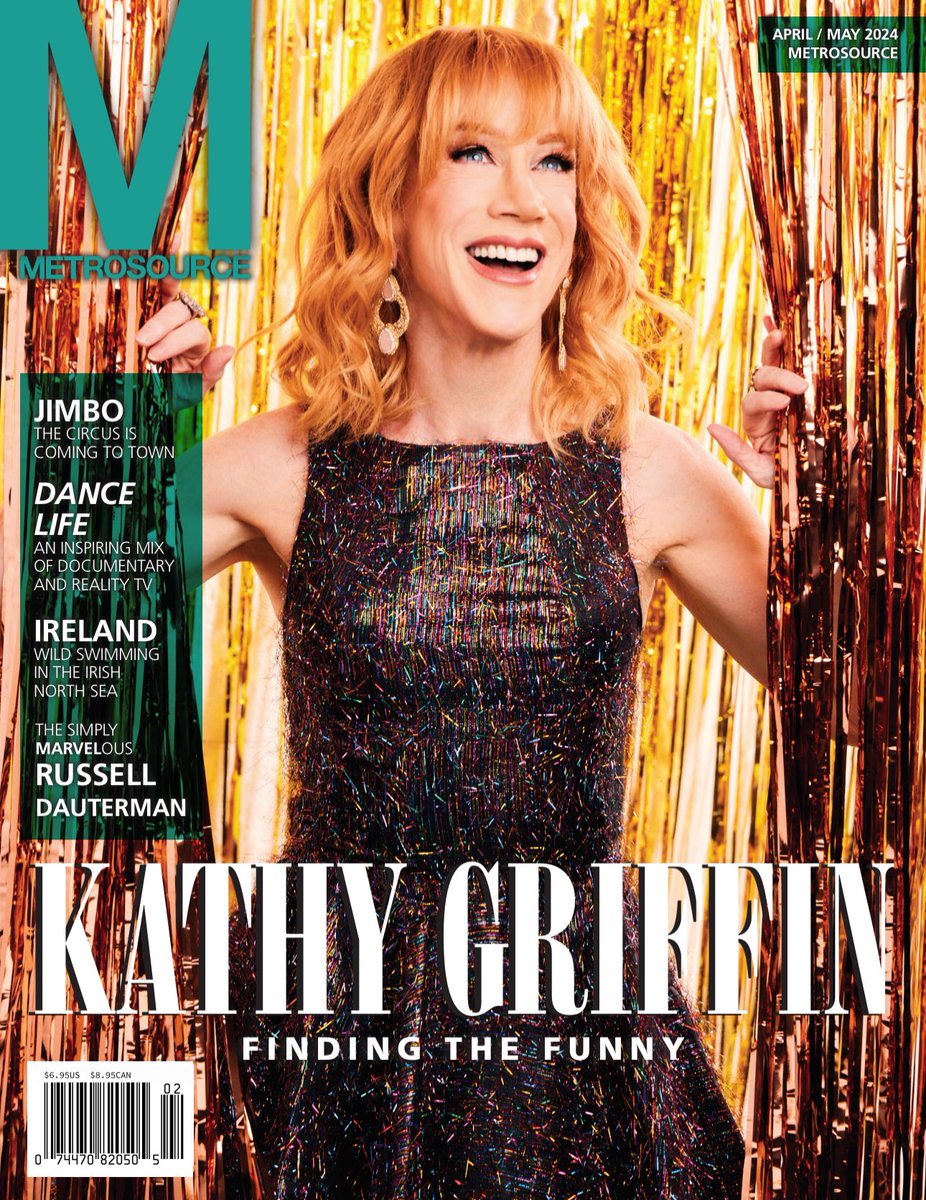 OMG it’s KG 🤩 New Issue out now with the <a href="/kathygriffin/">Kathy Griffin</a> metrosource.com