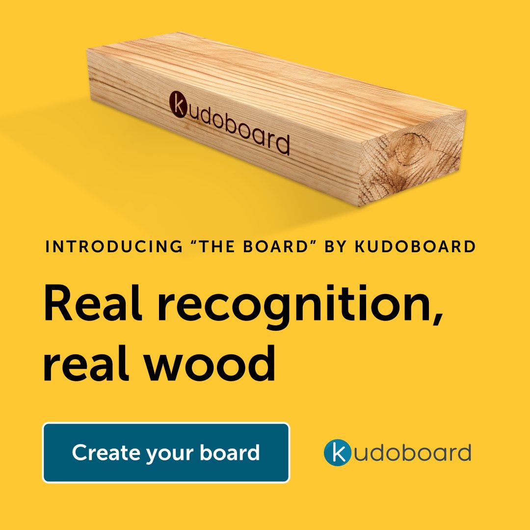 It's time to celebrate employees by sending them a random piece of wood. Just launched, "The Board" by Kudoboard. Get started here: twtr.to/2-noD
#HR #EmployeeExperience #CompanyCulture #AprilFools #AprilFoolsDay2024