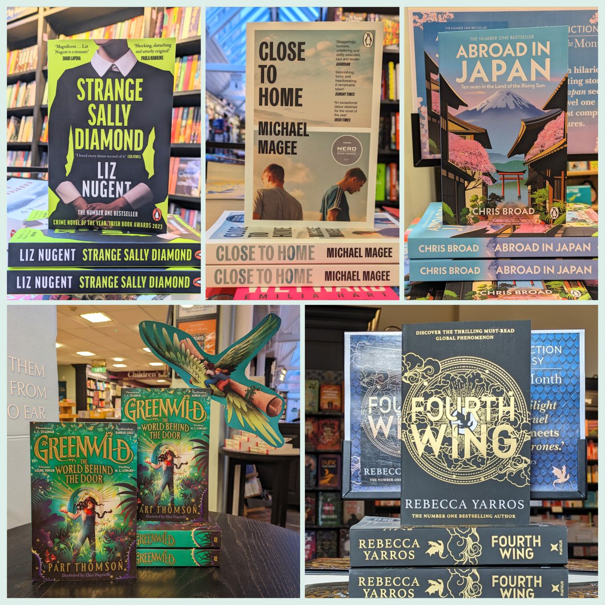 Introducing our stunning new Books of the Month for April! A dark thriller featuring crime and obsession; a devastating portrait of modern masculinity; an hilarious travelogue of Japan; our Children's Book of the Year; and a thrilling fantasy epic! #waterstones #wbotm