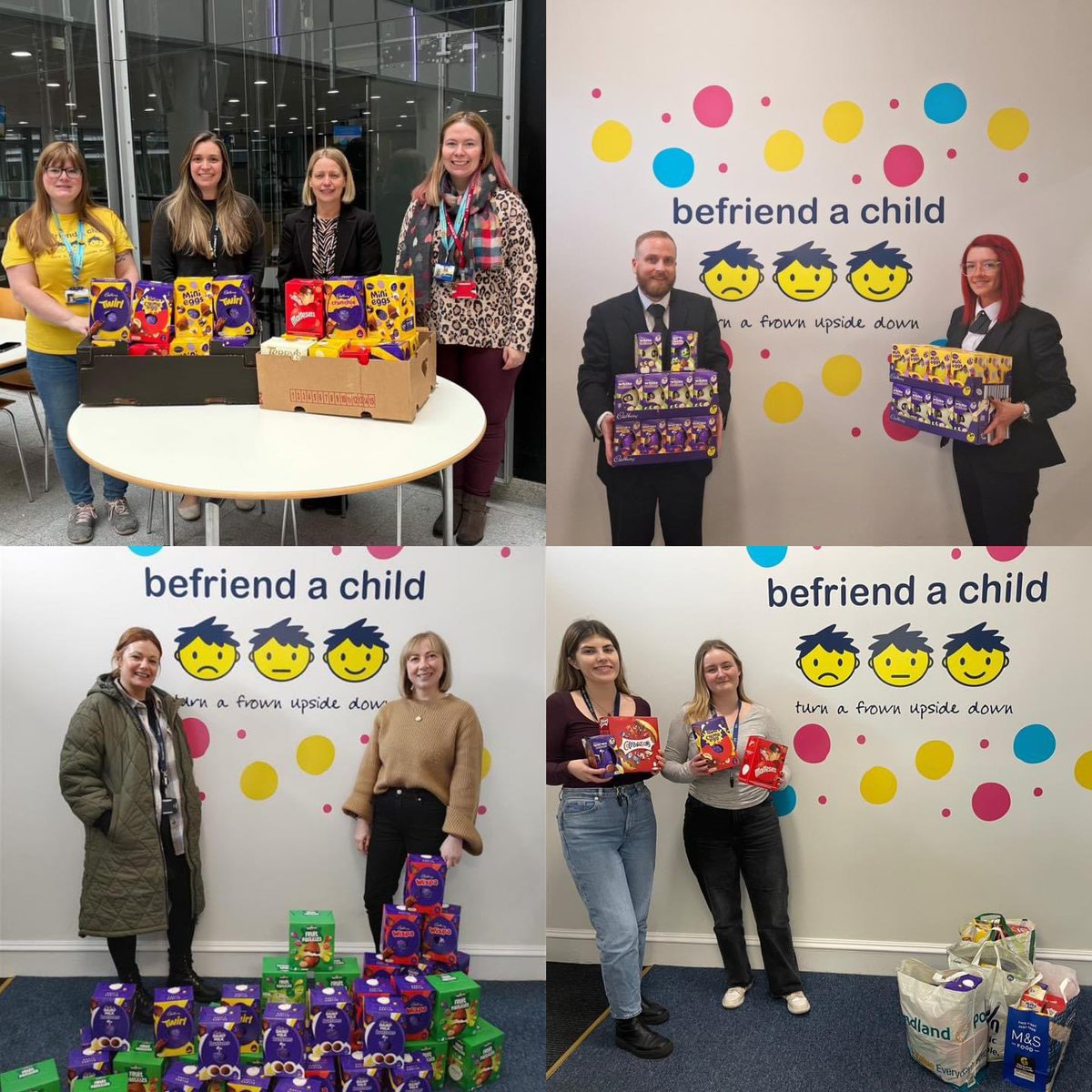 A massive thank you to Ocean Installer, Subsea 7, Aberdeen Funeral Directors and ATPI for donating Easter Eggs to the children we support & their families!! 🐣💛 The children were so excited to receive their easter eggs on Saturday and take ones home to their siblings. 😁