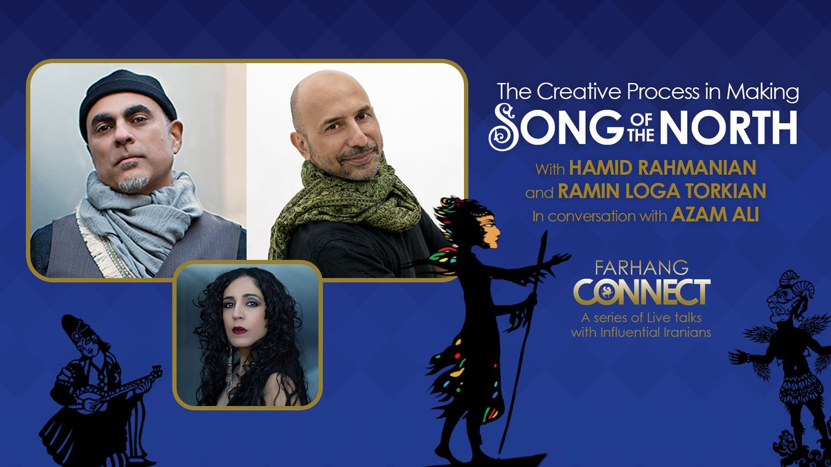 Watch our live talk w/ Hamid Rahmanian & Ramin Loga Torkian discussing their creative process in developing the magic of SONG OF THE NORTH with @AzamAliOfficial The play comes to UCLA this April 5-7. youtu.be/bXyqVDHRymA order tickets at Farahng.org/Song