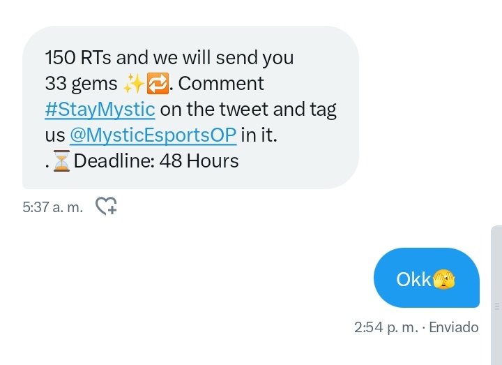 150 RTs y <a href="/MysticEsportsOP/">Mystic Esports</a> me regala 33 gemas!!! Ayuda panitas
Rt x Rt
#StayMystic