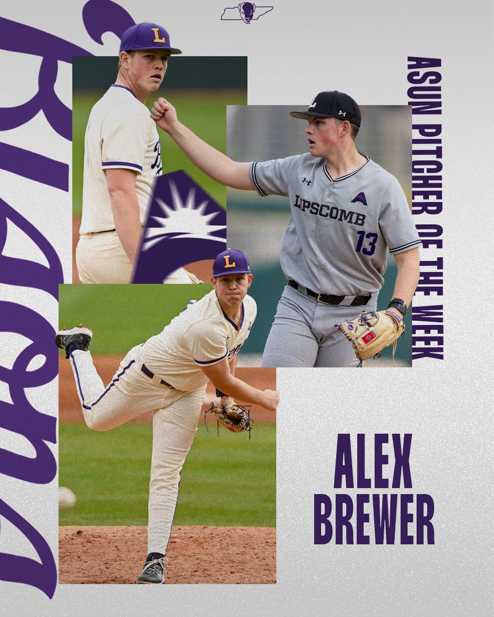 Big time Thursday outing earns <a href="/Brewera15/">Alex Brewer</a> ASUN Pitcher of the Week honors!

#IntoTheStorm ⛈️ | #HornsUp 🤘