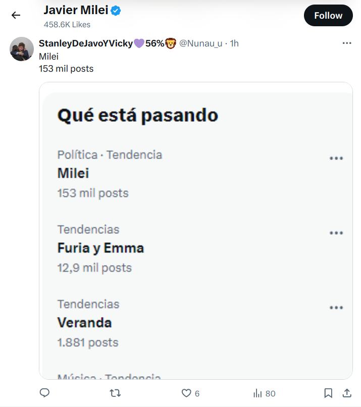 mis2centavos's tweet photo. Está obsesionado. Por eso a @JMilei le duele tanto el block. 

Y vos, ¿ya lo bloqueaste? https://t.co/iWw49PPcpC