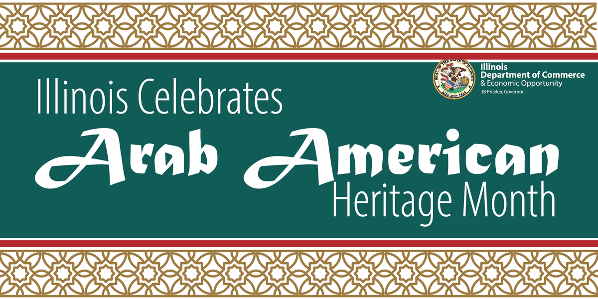 This Arab American Heritage Month DCEO is proud to celebrate the contributions & accomplishments of Illinois’ Arab American business owners & entrepreneurs.
 
Make sure to visit our website for information about events and resources – bit.ly/3vyBr61 #AAHM2024
