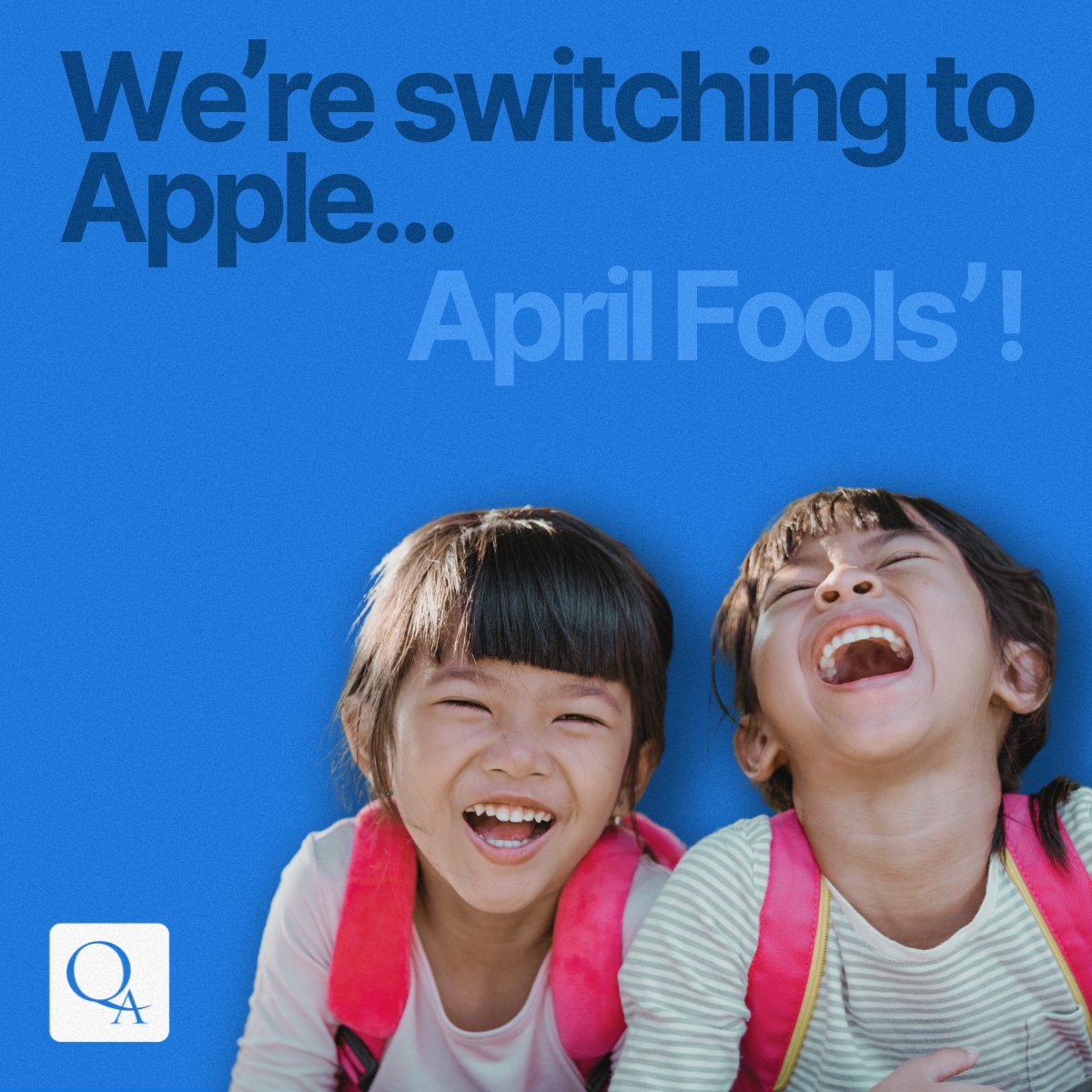 As a leading Solutions Partner, our loyalty is forever locked on Microsoft! 

We believe in fostering a fun company culture. Share some laughs today, because a bit of humor goes a long way! 

Happy April Fools' Day! 

#Workculturematters