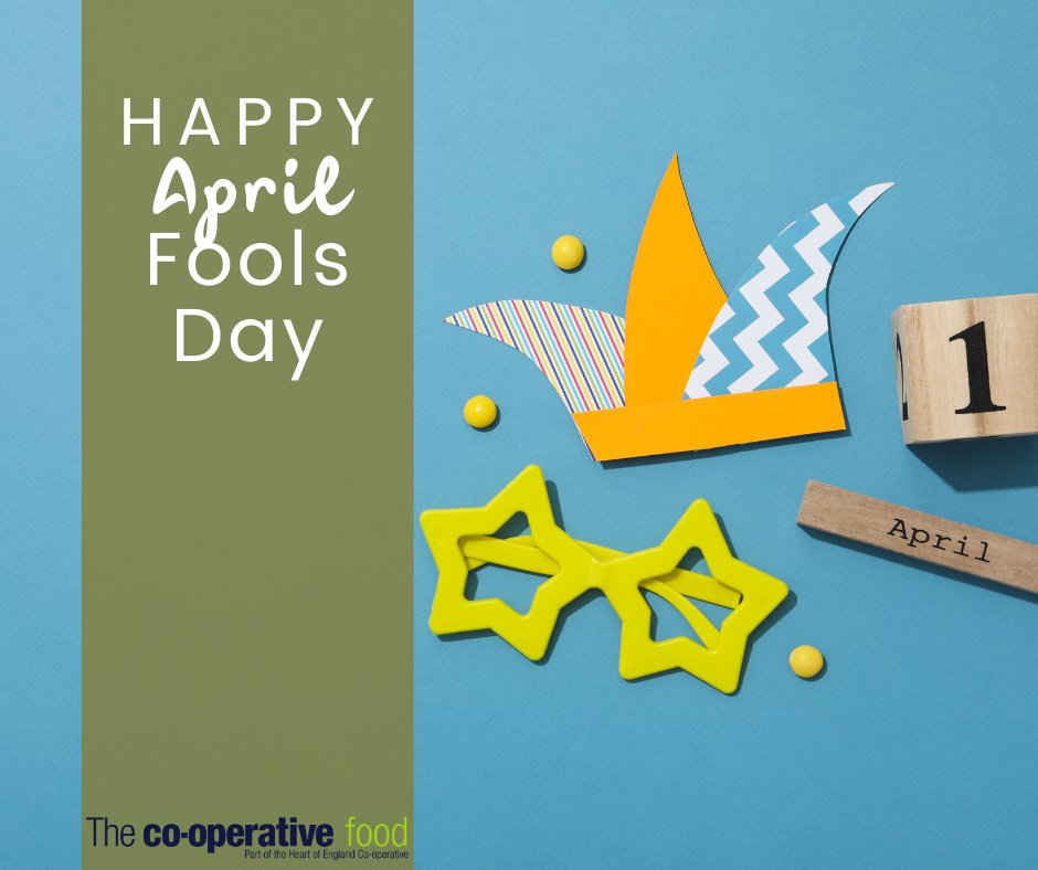 April Fools! Who have you pranked today? 🤣 #Aprilfools #HappyAprilFools #HeartofEnglandcoop #AprilFoolsDay