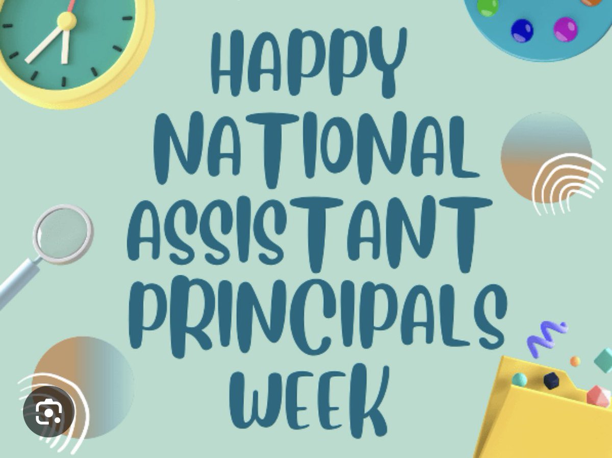 Let’s celebrate and shout out 🗣️ our Assistant Principals! We appreciate all they do to support schools!!!