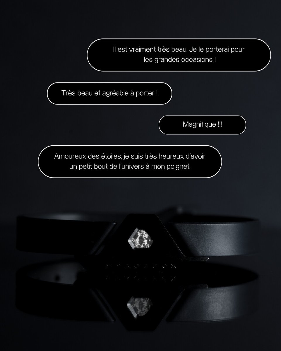 Vos avis sur le bracelet ATLAS 🖤 Quel est votre bracelet COLLISION préféré ? #spacefox #atlas #mesosidérite #avisclient