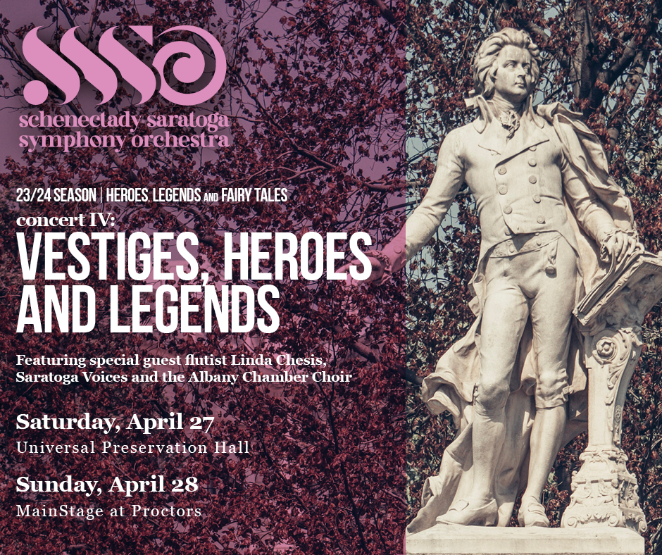 SSSO's last concert of the season is at TWO locations: @UPH_Saratoga on April 27 & Proctors on April 28! Tickets at sssony.org🎶 Both concerts will feature Mozart’s famous “Requiem” w/ special guest flutist Linda Chesis, Saratoga Voices & the Albany Chamber Choir!