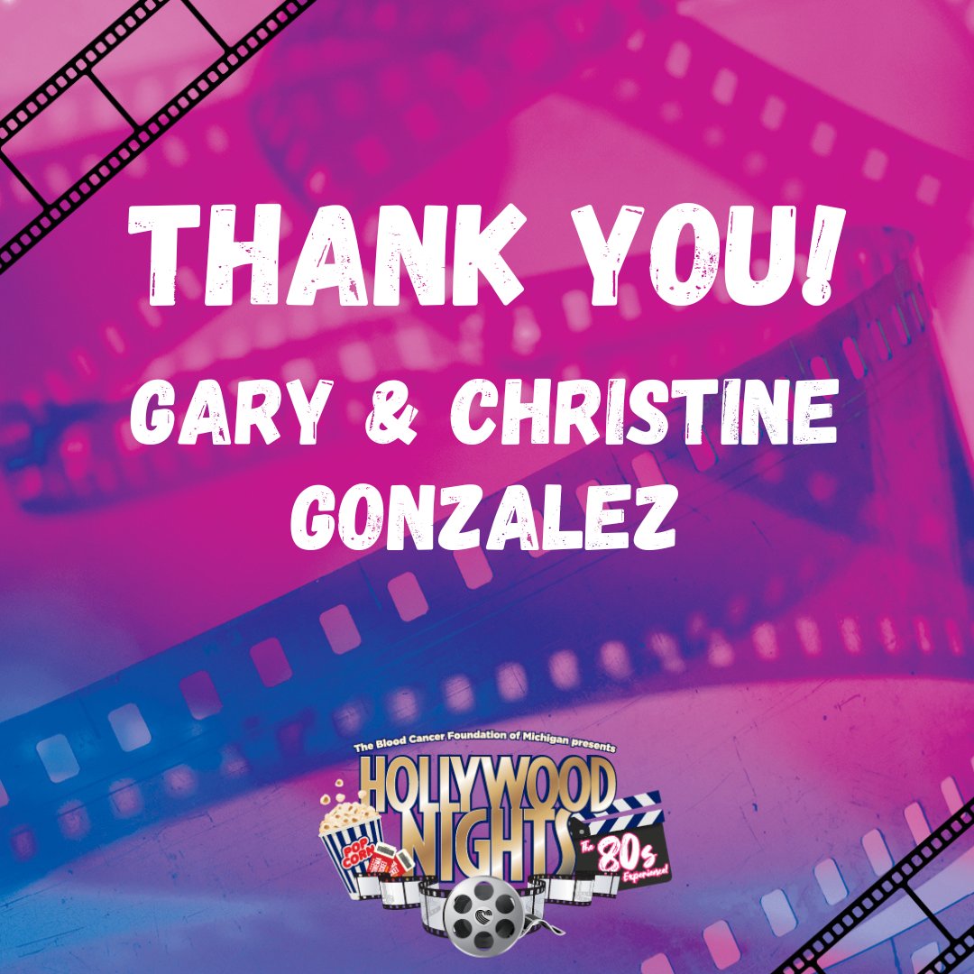 BCFMichigan's tweet image. We're honored to have Gary &amp;amp; Christine Gonzalez as Paparazzi Sponsors for our upcoming 80s extravaganza - Hollywood Nights, happening April 19 at the Birmingham 8 Theater. If you haven't bought your tickets yet, visit interland3.donorperfect.net/weblink/weblin…. Use coupon code 80sParty for 15% off!