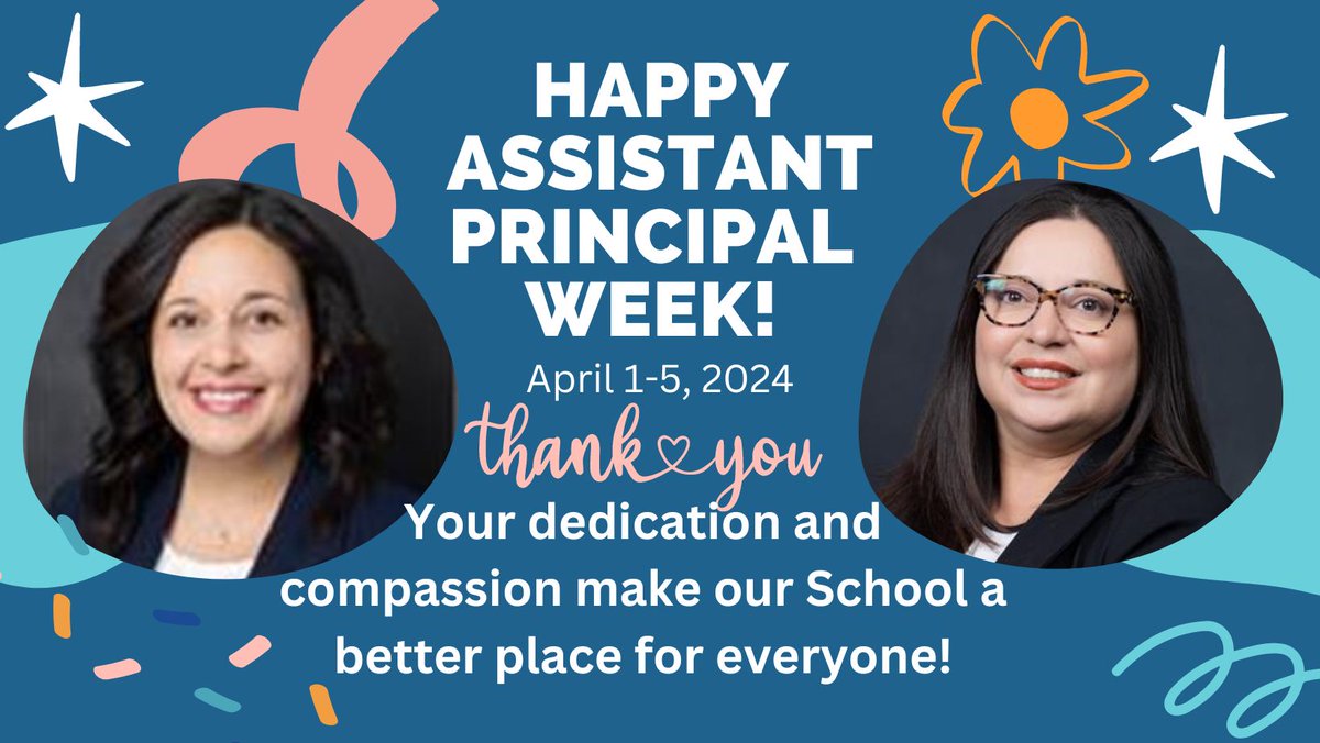 Happy Assistant Principals Week to two of the very best! They work so hard for our Scotties and Staff. We are thankful for your leadership! @AVillanueva_AP @MicaelaMoncada3 Thank you for all that you do for us! @SagelandMicro @YsletaISD