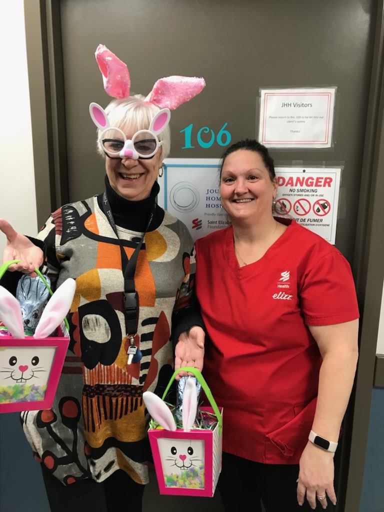 Hippity, hoppity! Some very special bunnies came to visit our patients at both sites this weekend. Not only did these visits bring smiles to the faces of our patients & their loved ones, but they also got to enjoy sweet treats for the occasion! #HopeAndHappiness #ThisIsHospice
