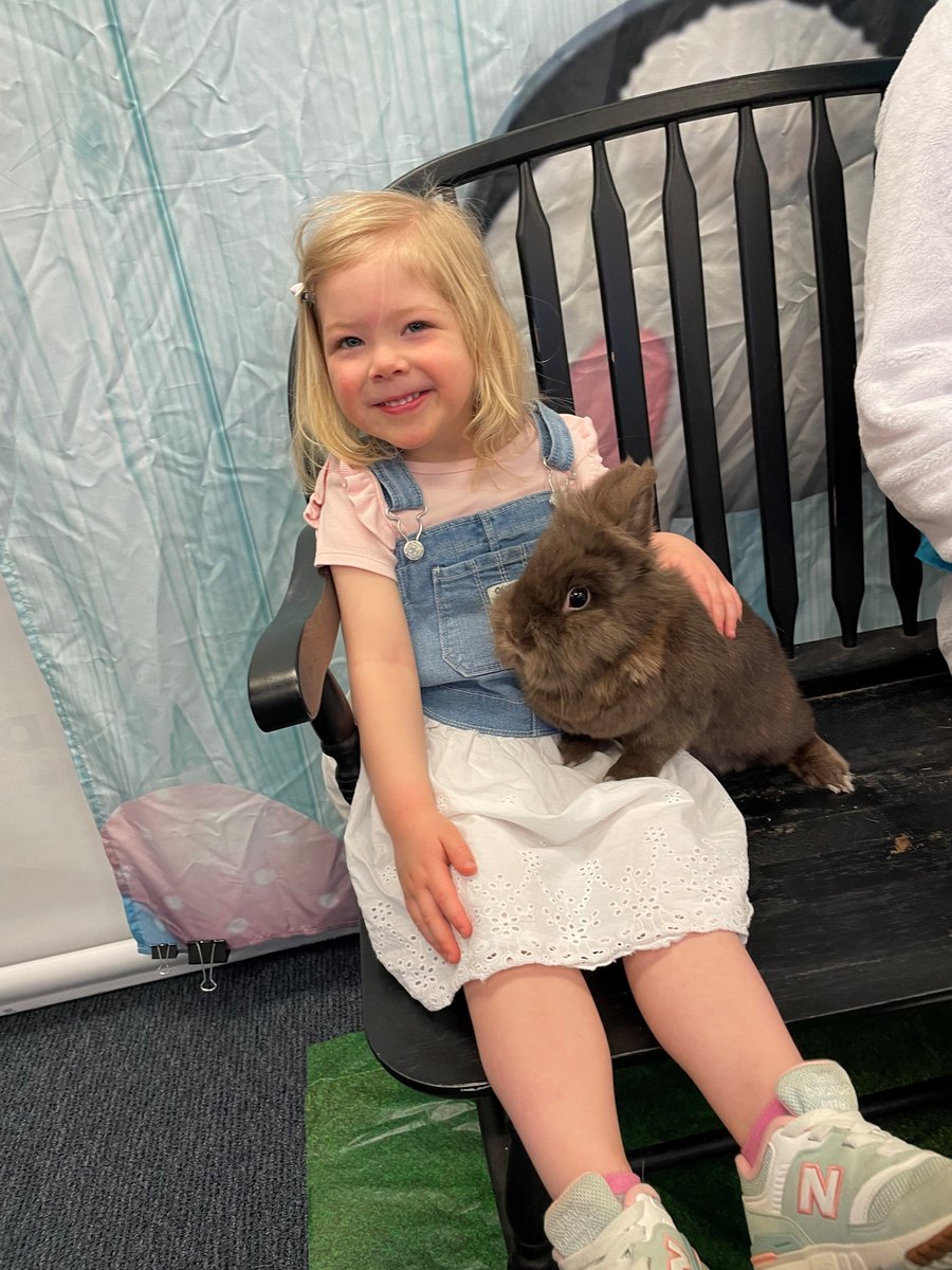 DayAirCU's tweet photo. The Easter Bunnies visited Day Air this weekend! 🐰 https://t.co/mxOZZjBbHs