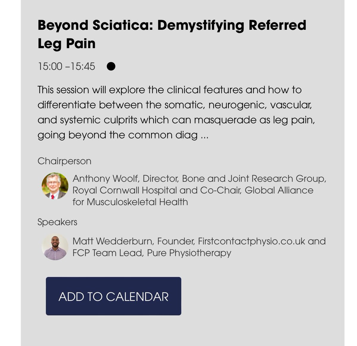 Primary Care MSK (@primarycaremsk) on Twitter photo 🚨 Big News 🚨
Don’t miss Matt speaking at <a href="/PrimaryCareShow/">The Primary Care Show</a> in May! 🗣️
Book your free ticket at primarycareshow.co.uk - come visit our stand and say hi! 👋
<a href="/andy_physio/">Andy Hubbert</a> <a href="/mattwphysio/">Matt</a>
#fcp #msk #primarycare #exhibit 🚨 Big News 🚨
Don’t miss Matt speaking at <a href="/PrimaryCareShow/">The Primary Care Show</a> in May! 🗣️
Book your free ticket at primarycareshow.co.uk - come visit our stand and say hi! 👋
<a href="/andy_physio/">Andy Hubbert</a> <a href="/mattwphysio/">Matt</a>
#fcp #msk #primarycare #exhibit