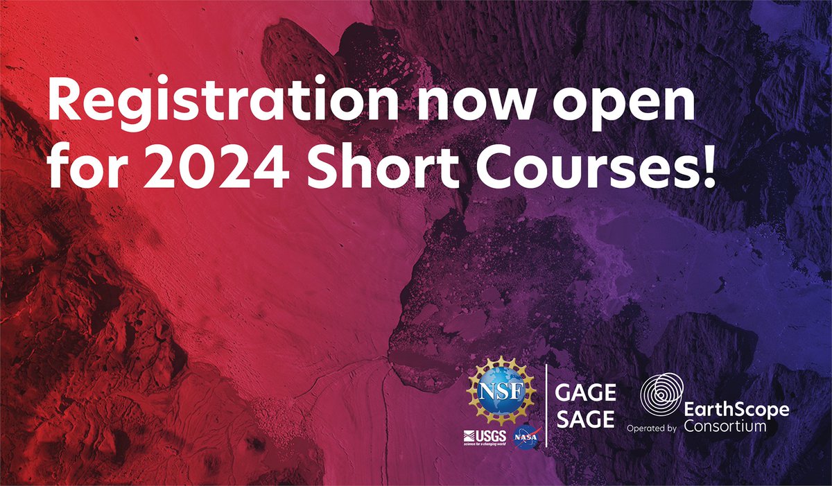 Registration is now open for a number of our 2024 Short Courses! Learn more about these courses & register here: loom.ly/i0N7dJM Open courses include ⬇️