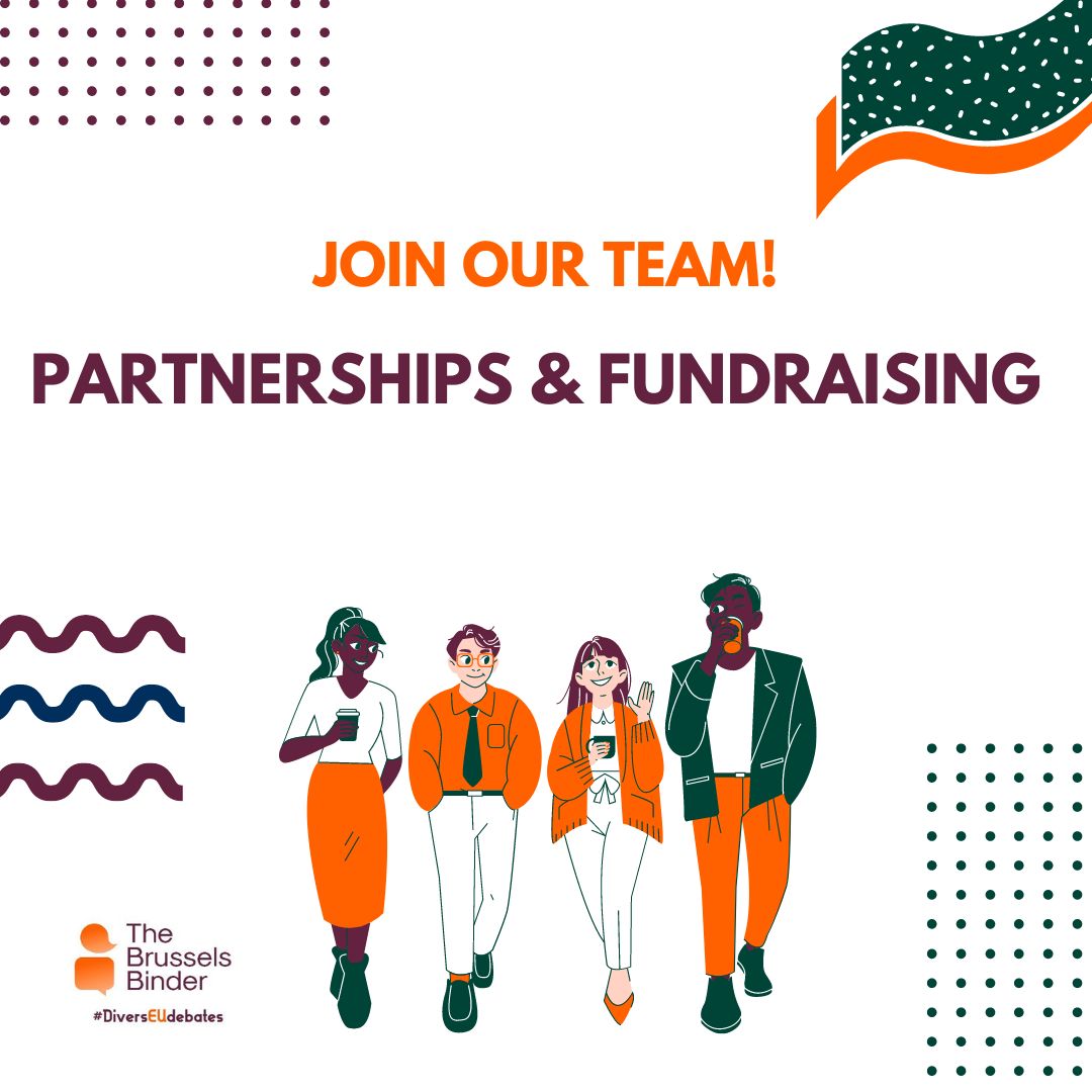 📣 Our Partnerships & Fundraising Working Group is looking for volunteers! If you are based in Brussels, passionate about gender equality and skilled at cultivating partnerships, we need you! To apply, send a short motivational paragraph & CV partnerships@brusselsbinder.org. 📝