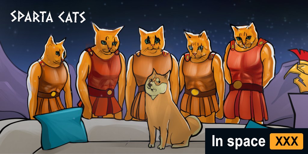 It’s time to take down my first baddie 🔥Hold on, #dogecoin! #SpartaCats on @SOLANA is a new trend now, your era is over 📷 It’s the last, but not least story about the billboard which stands in front of the
<a href="/elonmusk/">Elon Musk</a>
office and made me popular.   Which one is your favorite?