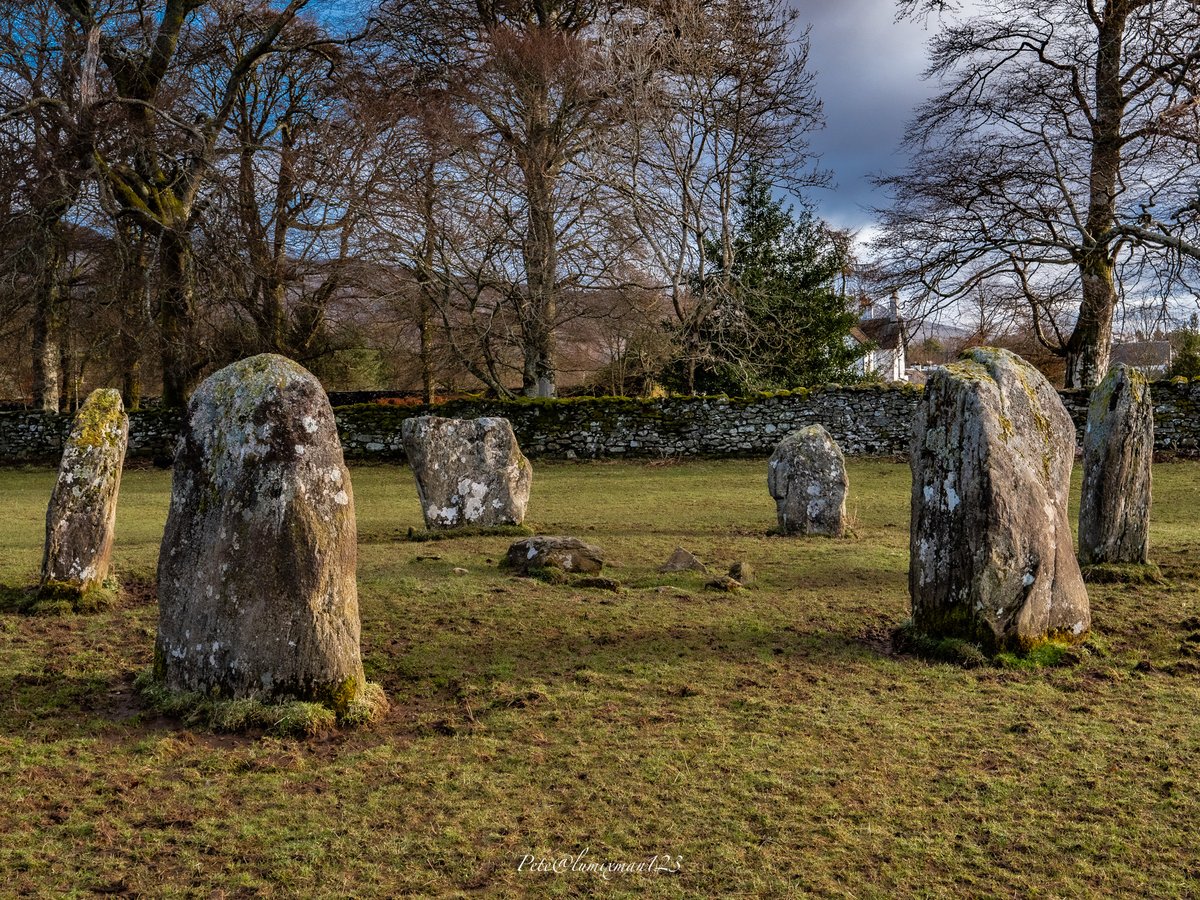 The Standing Stones of Killin. Happy new week to all.