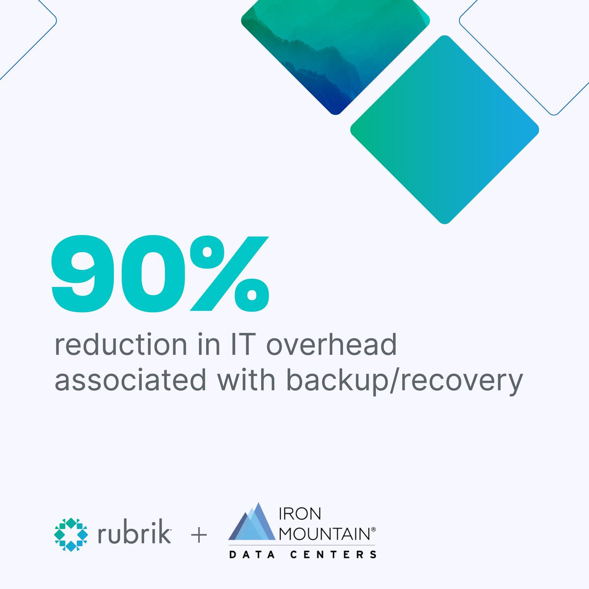 These numbers don’t lie! <a href="/IRMDataCenters/">Iron Mountain Data Centers</a> has partnered with @RubrikInc on a path towards #CyberResilience and they haven’t looked back. Learn more about Iron Mountain Data Centers and their journey to success here: rbrk.co/3PkIBS4