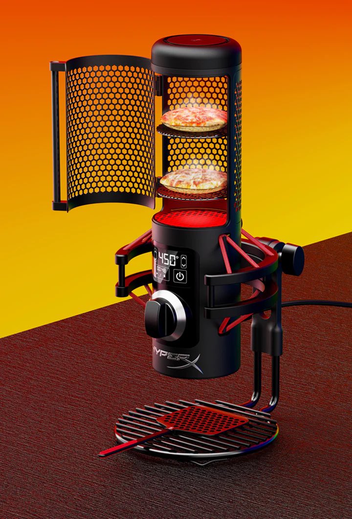 companiondish's tweet photo. hyperx mini pizza mic ‼️🍕🍕🍕🍕🍕 THIS IS INNOVATION 😤🥵  20% off with code dish #HyperXPartner 
https://t.co/XJKtb42xNr https://t.co/Lw9ucv4zbr