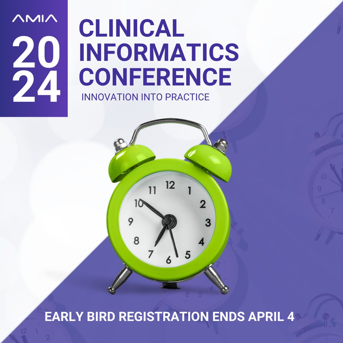 CIC is around the corner! Don't wait - register now for the early bird rate until April 4th.🐦 Elevate your knowledge with expert insights, interactive discussions, and valuable connections. hubs.ly/Q02rl-720 #HealthcareInformatics #EarlyBird #ProfessionalDevelopment