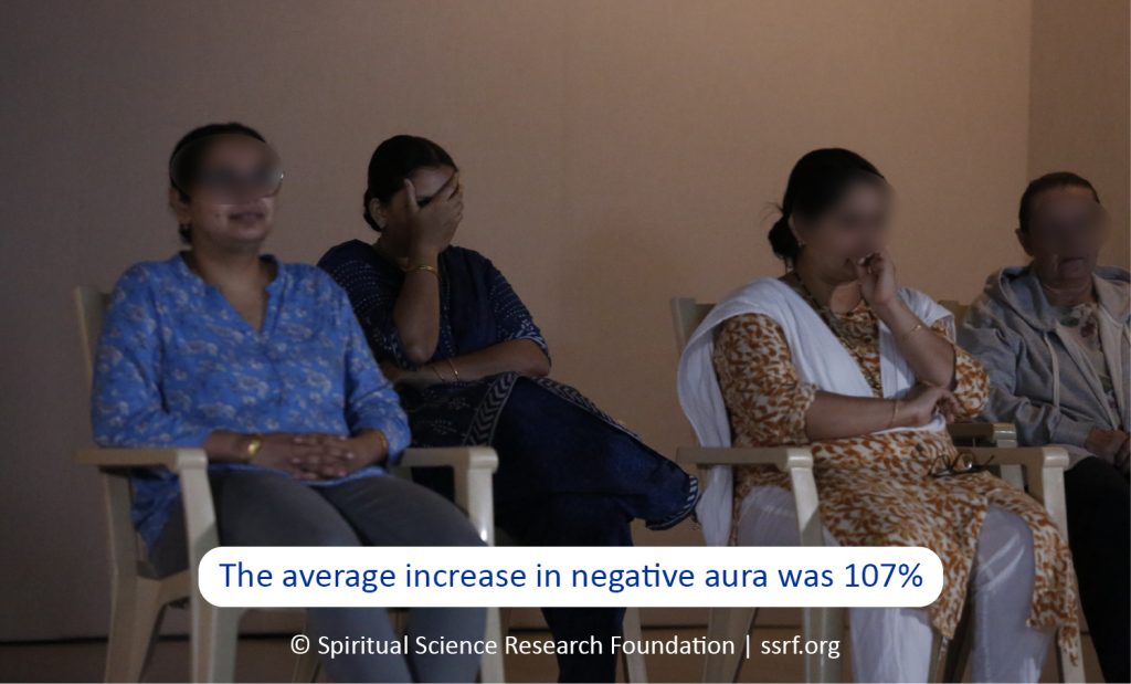nandu20251's tweet image. How do horror movies affect your spiritual and mental health ? increase in the negativity of the auras was 107%,  with some participants seeing increases of as much as 375%. Everyone will know how dangerous it is for watching such movies  spiritualresearchfoundation.org/spiritual-livi…