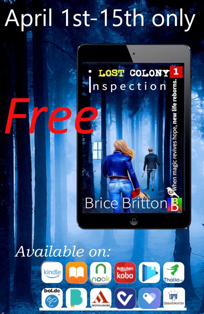 books2read.com/Brice-Britton
smashwords.com/books/view/152…
amazon.com/gp/product/B0C…
brice-britton.ck.page/lostcolony
#Giveaway #FreeBook #LostColony  #LostColonyMages #FreeBook #NewRelease #IndieAuthor #MustRead #Bookstagram #UrbanFantasy #freebook #freereads #ebookpromotion #smashwords