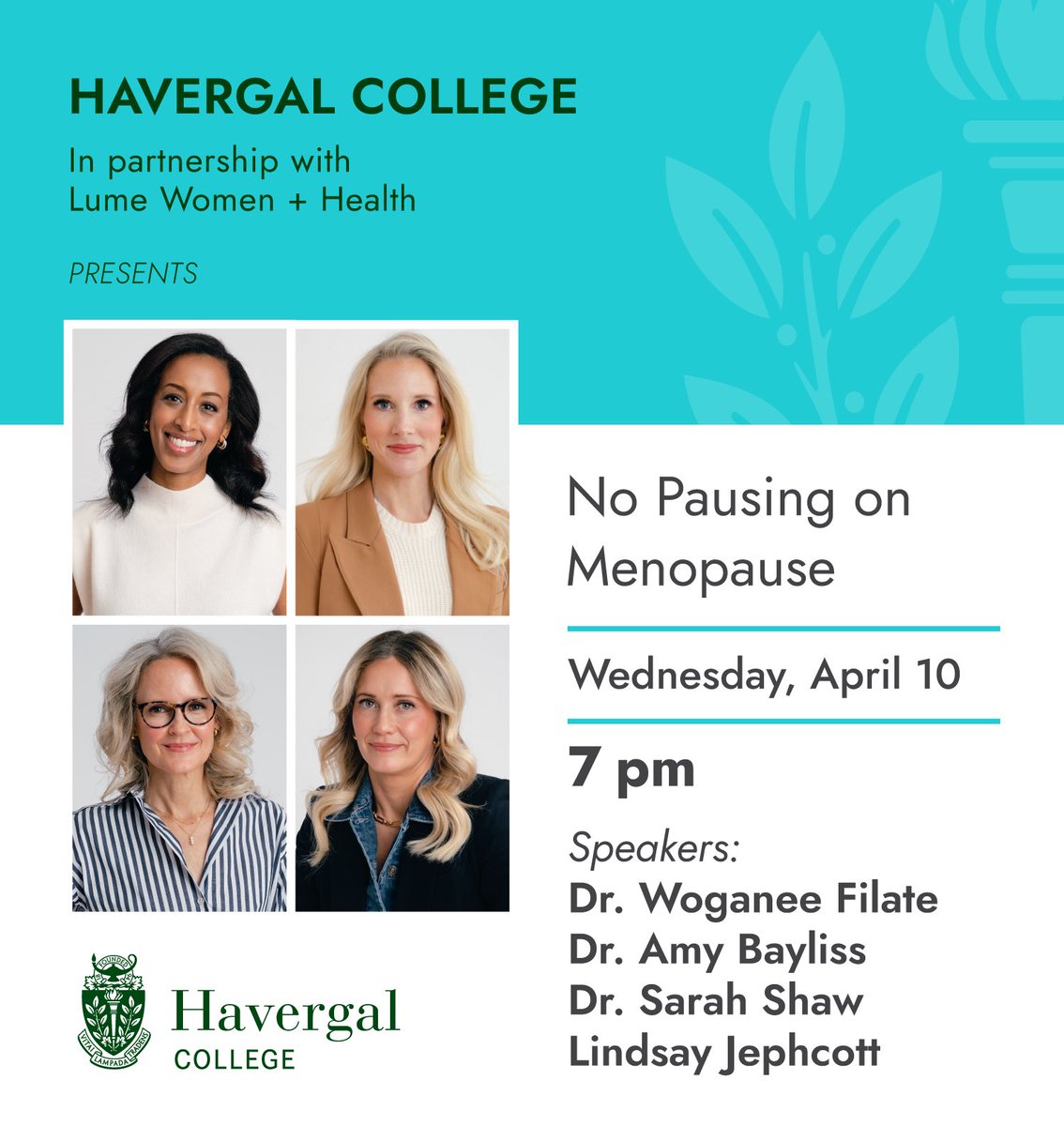We welcome current & new parents, faculty & staff to a panel discussion next week on women’s health for 40+. No Pausing on Menopause will focus on perimenopause & menopause symptom management, sexual health, disease prevention & debunking myths. Register: bit.ly/4agAZZs