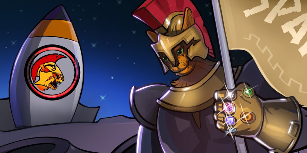 It’s my new story about the billboard which stands in front of the
<a href="/elonmusk/">Elon Musk</a>
office and made me popular around the whole world 🚀 I’m the one who flies to the moon and puts up my flag 📷 I hid the Easters on my glove, let’s guess in the comments!   #SpartaCats #ElonMusk #SOLANA