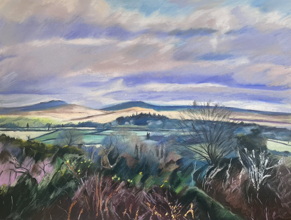 Oops 😬 I meant to put this one up… sorry 🤪@GraniteElements #mycreativeweek #softpastel #dartmoor #pastelart #dartmoorcolours