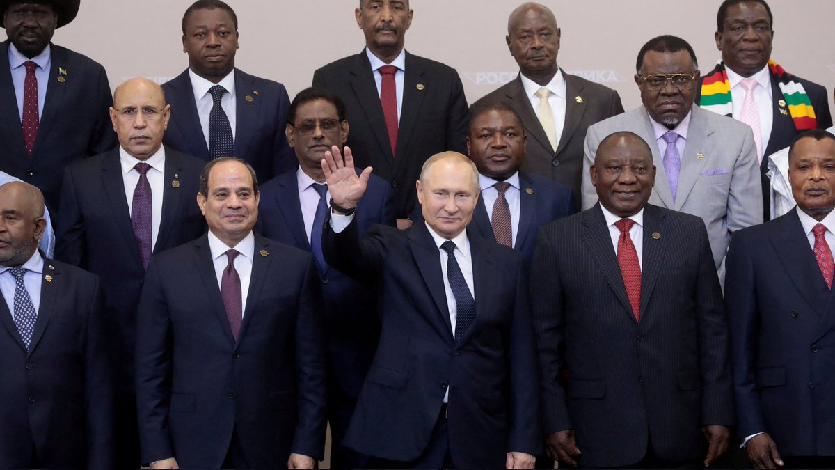 Putin: Africa deserves freedom.